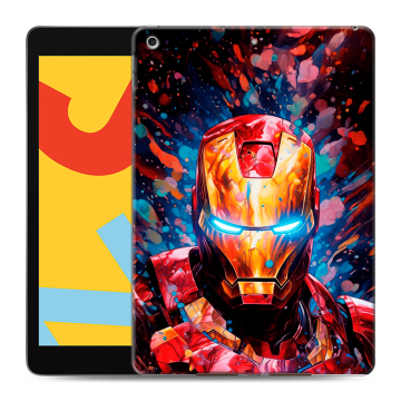 Силиконовый чехол на Ipad 10.2 (2019) с принтом Железный человек Ironman Силиконовый чехол на Ipad 10.2 (2019) с принтом Железный человек Ironman