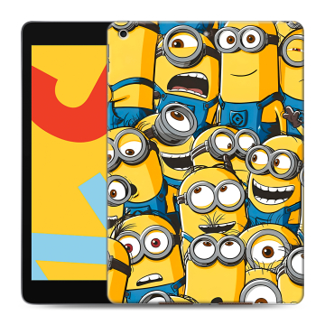 Силиконовый чехол на Ipad 10.2 (2019) с принтом Миньоны Силиконовый чехол на Ipad 10.2 (2019) с принтом Миньоны
