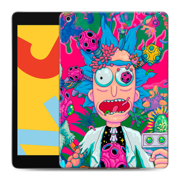 Силиконовый чехол на Ipad 10.2 (2019) с принтом Рик и Морти Rick Morty Силиконовый чехол на Ipad 10.2 (2019) с принтом Рик и Морти Rick Morty