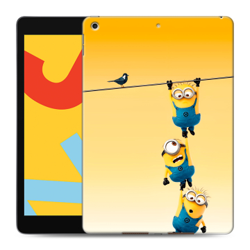 Силиконовый чехол на Ipad 10.2 (2019) с принтом Миньоны Силиконовый чехол на Ipad 10.2 (2019) с принтом Миньоны