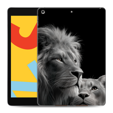 Силиконовый чехол на Ipad 10.2 (2019) с принтом Лев кошки Силиконовый чехол на Ipad 10.2 (2019) с принтом Лев кошки