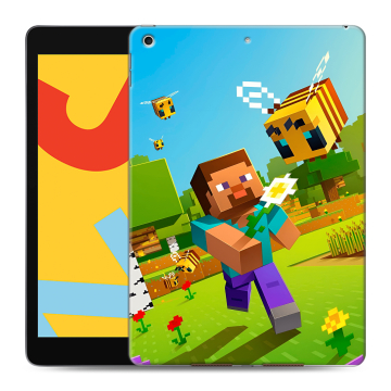 Силиконовый чехол на Ipad 10.2 (2019) с принтом Майнкрафт Minecraft