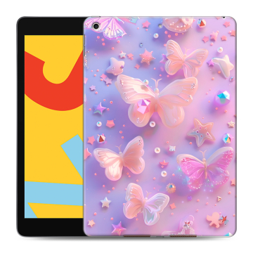 Силиконовый чехол на Ipad 10.2 (2019) с принтом Бабочки