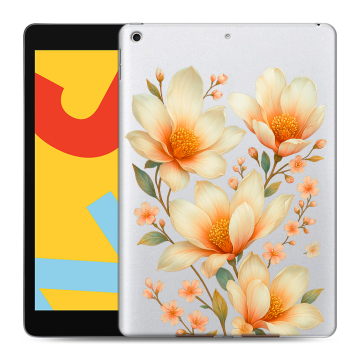 Силиконовый чехол на Ipad 10.2 (2019) с принтом Цветы Силиконовый чехол на Ipad 10.2 (2019) с принтом Цветы