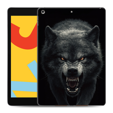 Силиконовый чехол на Ipad 10.2 (2019) с принтом Волк Силиконовый чехол на Ipad 10.2 (2019) с принтом Волк