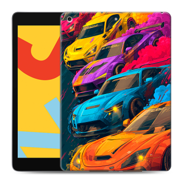 Силиконовый чехол на Ipad 10.2 (2019) с принтом Тачки Силиконовый чехол на Ipad 10.2 (2019) с принтом Тачки