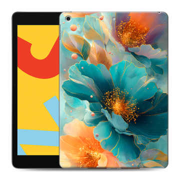 Силиконовый чехол на Ipad 10.2 (2019) с принтом Цветы Силиконовый чехол на Ipad 10.2 (2019) с принтом Цветы