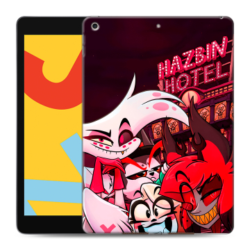 Силиконовый чехол на Ipad 10.2 (2019) с принтом Hazbin Hotel Отель Хазбин Силиконовый чехол на Ipad 10.2 (2019) с принтом Hazbin Hotel Отель Хазбин