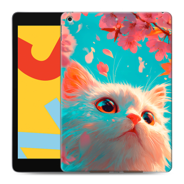 Силиконовый чехол на Ipad 10.2 (2019) с принтом Красивый кот Силиконовый чехол на Ipad 10.2 (2019) с принтом Красивый кот