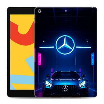 Силиконовый чехол на Ipad 10.2 (2019) с принтом Mercedes Мерседес Силиконовый чехол на Ipad 10.2 (2019) с принтом Mercedes Мерседес