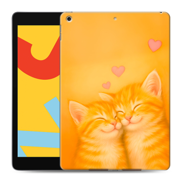 Силиконовый чехол на Ipad 10.2 (2019) с принтом Милые котята Силиконовый чехол на Ipad 10.2 (2019) с принтом Милые котята