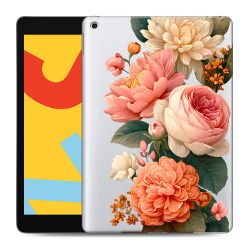Силиконовый чехол на Ipad 10.2 (2019) с принтом цветы Силиконовый чехол на Ipad 10.2 (2019) с принтом цветы