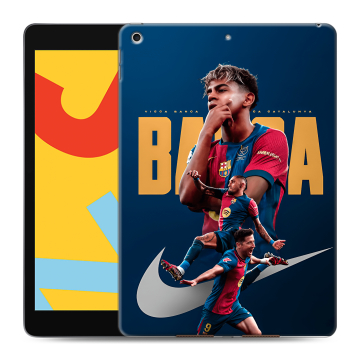 Силиконовый чехол на Ipad 10.2 (2019) с принтом Барселона Barca Yamal Силиконовый чехол на Ipad 10.2 (2019) с принтом Барселона Barca Yamal