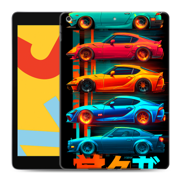 Силиконовый чехол на Ipad 10.2 (2019) с принтом машины тачки Силиконовый чехол на Ipad 10.2 (2019) с принтом машины тачки