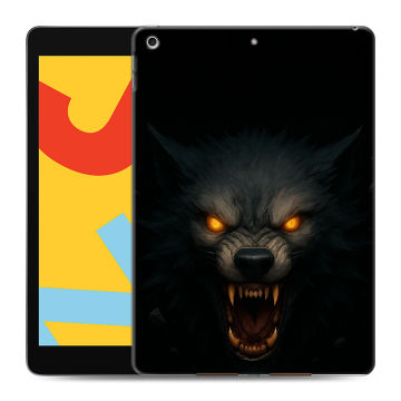 Силиконовый чехол на Ipad 10.2 (2019) с принтом Волк Силиконовый чехол на Ipad 10.2 (2019) с принтом Волк