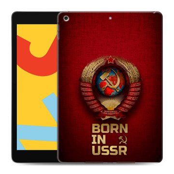 Силиконовый чехол на Ipad 10.2 (2019) с принтом Флаг Герб СССР Силиконовый чехол на Ipad 10.2 (2019) с принтом Флаг Герб СССР