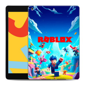 Силиконовый чехол на Ipad 10.2 (2019) с принтом Roblox Роблокс