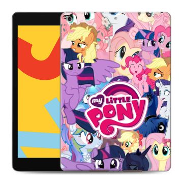 Силиконовый чехол на Ipad 10.2 (2019) с принтом My little pony Дружба чудо Силиконовый чехол на Ipad 10.2 (2019) с принтом My little pony Дружба чудо
