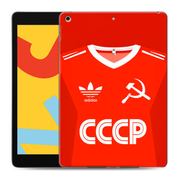 Силиконовый чехол на Ipad 10.2 (2019) с принтом Флаг Герб СССР Силиконовый чехол на Ipad 10.2 (2019) с принтом Флаг Герб СССР
