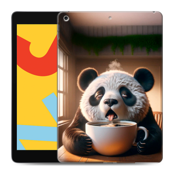 Силиконовый чехол на Ipad 10.2 (2019) с принтом смешная панда Силиконовый чехол на Ipad 10.2 (2019) с принтом смешная панда