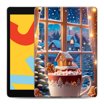 Силиконовый чехол на Ipad 10.2 (2019) с принтом Новый год Силиконовый чехол на Ipad 10.2 (2019) с принтом Новый год