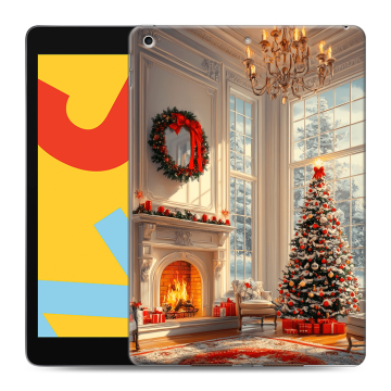 Силиконовый чехол на Ipad 10.2 (2019) с принтом Новый год Силиконовый чехол на Ipad 10.2 (2019) с принтом Новый год