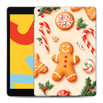 Силиконовый чехол на Ipad 10.2 (2019) с принтом Новый год Силиконовый чехол на Ipad 10.2 (2019) с принтом Новый год