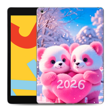 Силиконовый чехол на Ipad 10.2 (2019) с принтом Новый год Силиконовый чехол на Ipad 10.2 (2019) с принтом Новый год