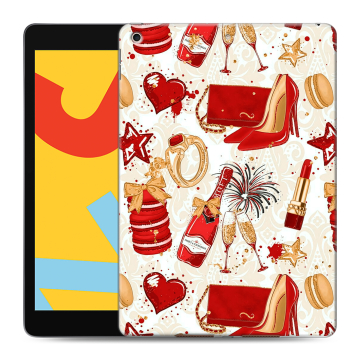 Силиконовый чехол на Ipad 10.2 (2019) с принтом Новый год Силиконовый чехол на Ipad 10.2 (2019) с принтом Новый год
