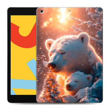 Силиконовый чехол на Ipad 10.2 (2019) с принтом Новый год Силиконовый чехол на Ipad 10.2 (2019) с принтом Новый год