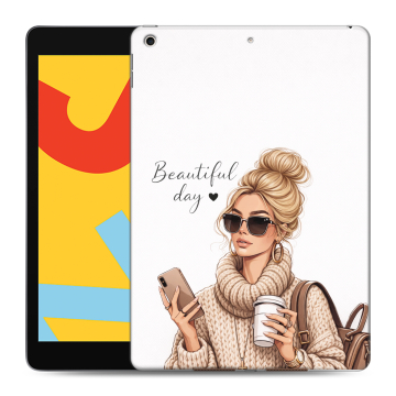 Силиконовый чехол на Ipad 10.2 (2019) с принтом женский Силиконовый чехол на Ipad 10.2 (2019) с принтом женский