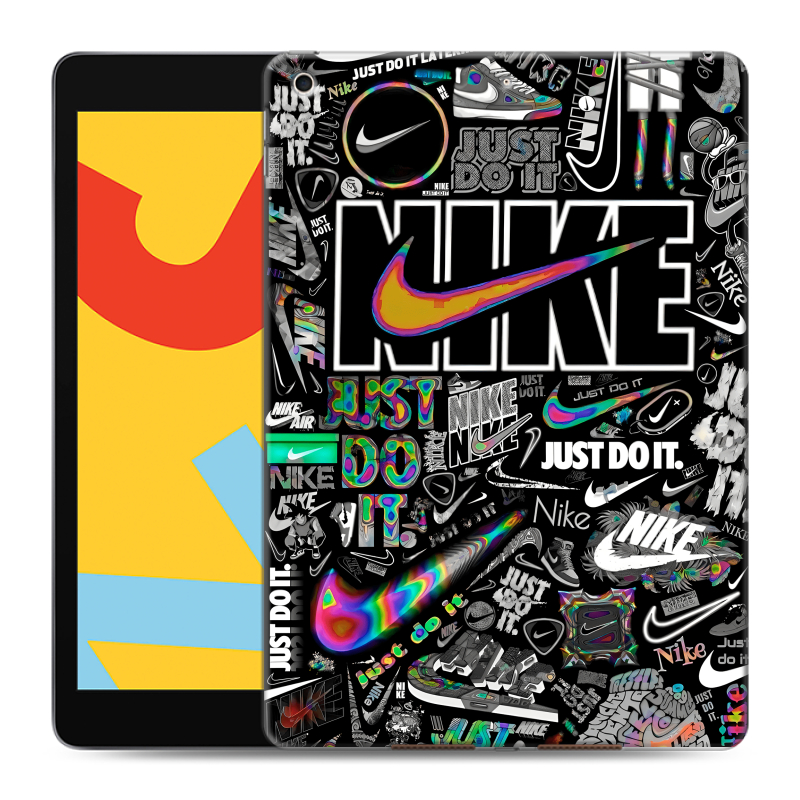 Силиконовый чехол на Ipad 10.2 (2019) с принтом Найк Силиконовый чехол на Ipad 10.2 (2019) с принтом Найк