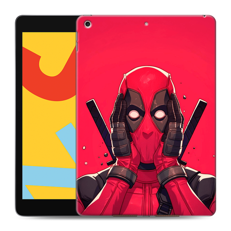 Силиконовый чехол на Ipad 10.2 (2019) с принтом Дедпул Deadpool Силиконовый чехол на Ipad 10.2 (2019) с принтом Дедпул Deadpool
