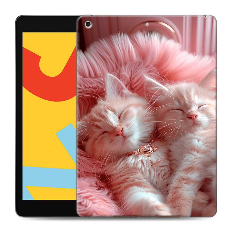 Силиконовый чехол на Ipad 10.2 (2019) с принтом котята котики Силиконовый чехол на Ipad 10.2 (2019) с принтом котята котики