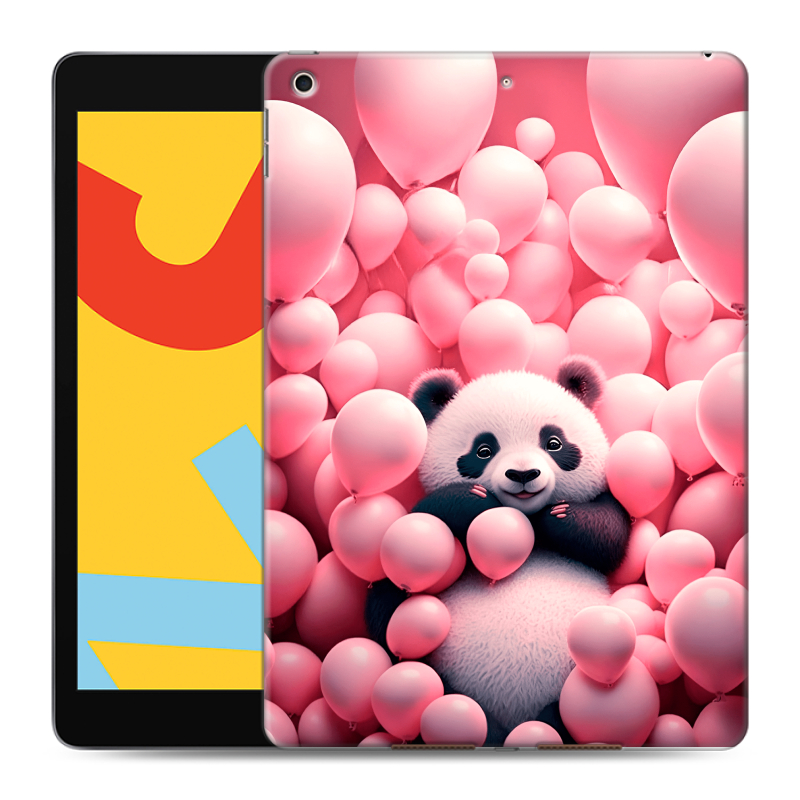 Силиконовый чехол на Ipad 10.2 (2019) с принтом Панда Силиконовый чехол на Ipad 10.2 (2019) с принтом Панда