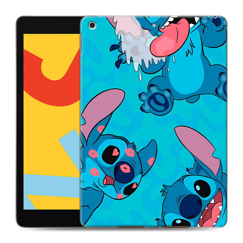 Силиконовый чехол на Ipad 10.2 (2019) с принтом Лило и Стич Силиконовый чехол на Ipad 10.2 (2019) с принтом Лило и Стич