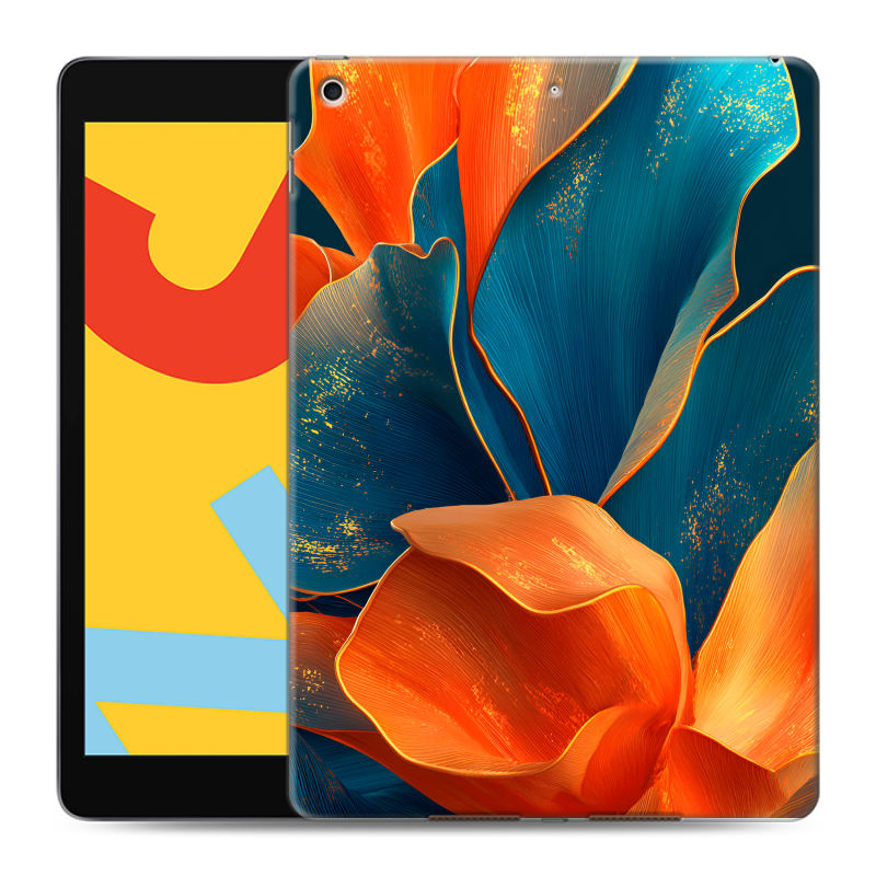 Силиконовый чехол на Ipad 10.2 (2019) с принтом Цветы Силиконовый чехол на Ipad 10.2 (2019) с принтом Цветы