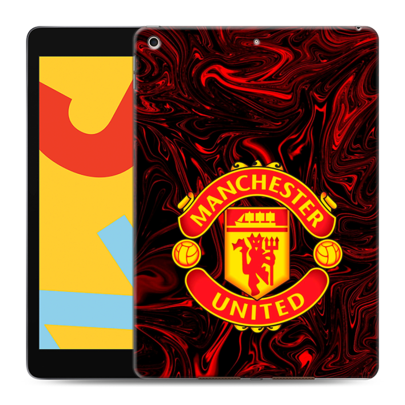 Силиконовый чехол на планшета Ipad 10.2 (2019) с принтом Manchester United Силиконовый чехол на планшета Ipad 10.2 (2019) с принтом Manchester United