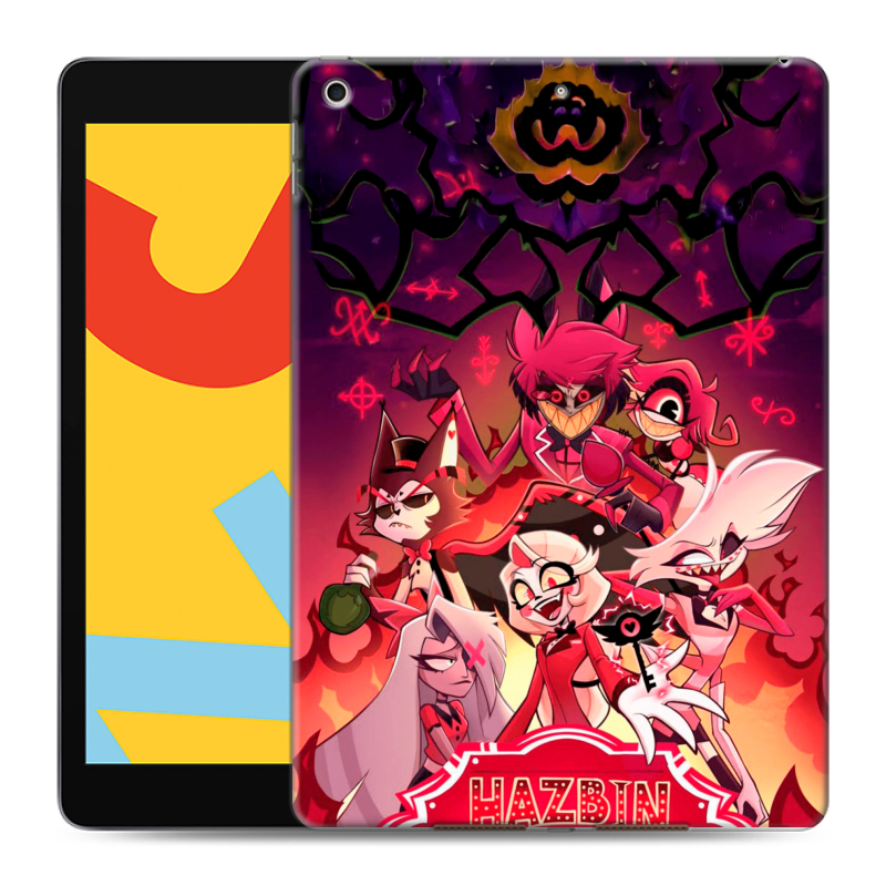 Силиконовый чехол на Ipad 10.2 (2019) с принтом Hazbin Hotel Отель Хазбин Силиконовый чехол на Ipad 10.2 (2019) с принтом Hazbin Hotel Отель Хазбин