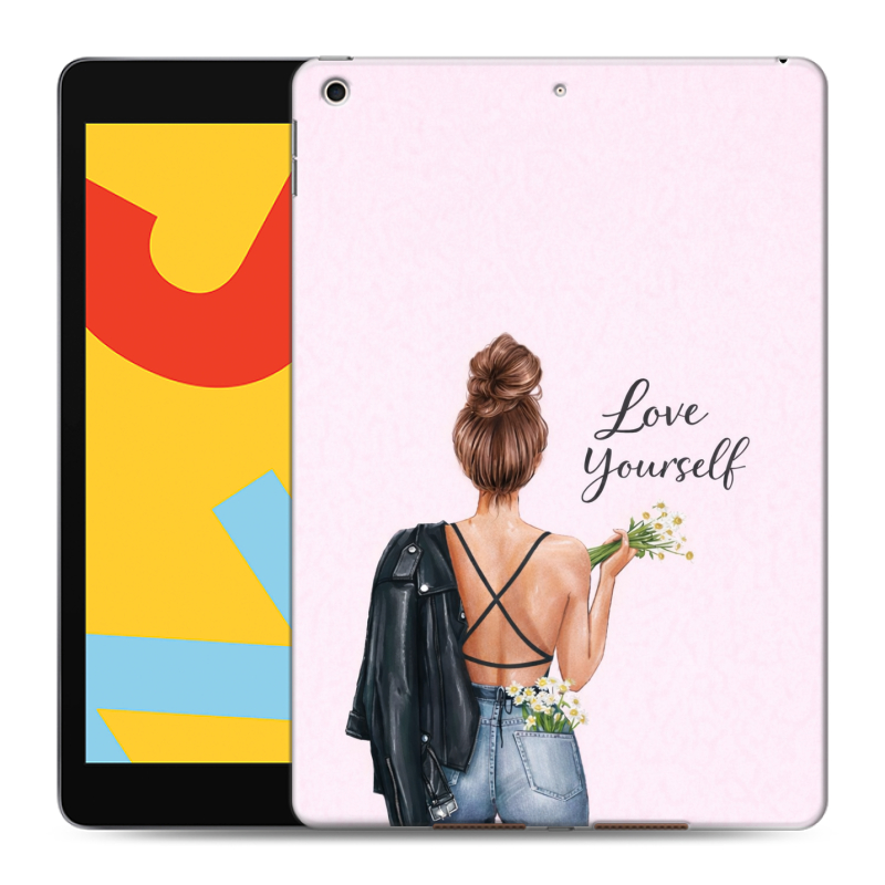 Силиконовый чехол на Ipad 10.2 (2019) с принтом женский Силиконовый чехол на Ipad 10.2 (2019) с принтом женский