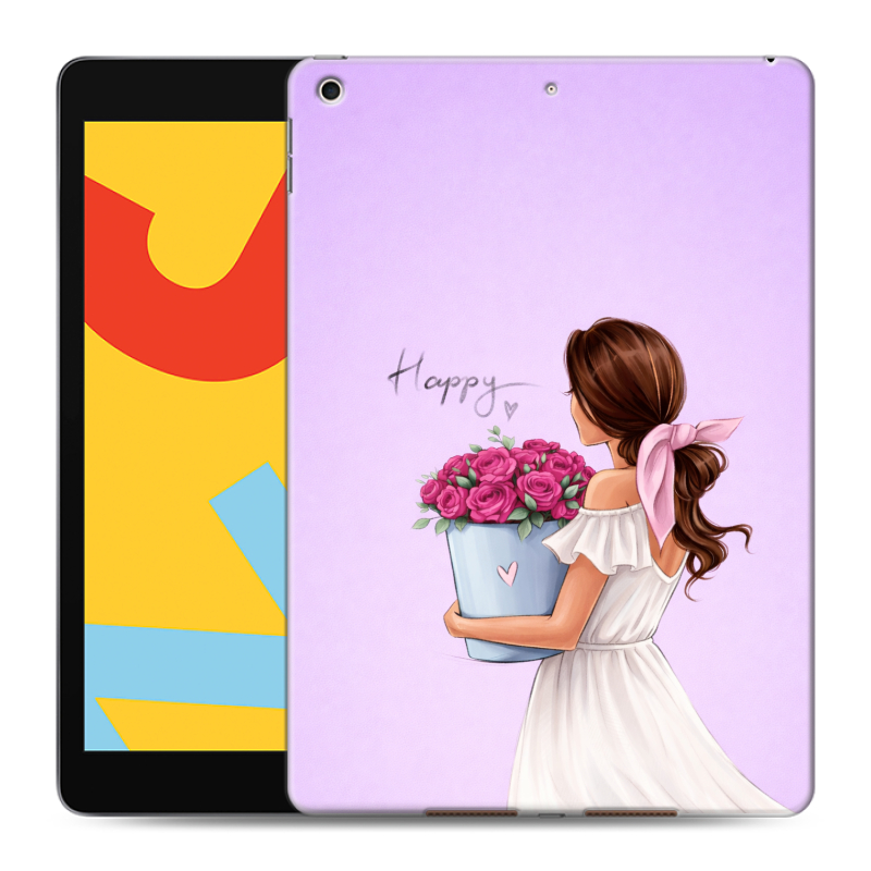 Силиконовый чехол на Ipad 10.2 (2019) с принтом женский Силиконовый чехол на Ipad 10.2 (2019) с принтом женский