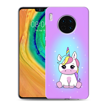 Силиконовый чехол на Huawei Mate 30 с принтом Единорог Силиконовый чехол на Huawei Mate 30 с принтом Единорог