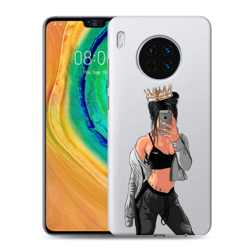 Силиконовый чехол на Huawei Mate 30 с принтом Женские принты Силиконовый чехол на Huawei Mate 30 с принтом Женские принты