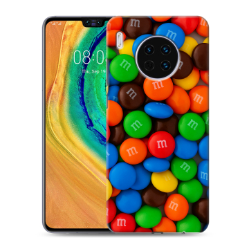Силиконовый чехол на Huawei Mate 30 с принтом Конфеты Силиконовый чехол на Huawei Mate 30 с принтом Конфеты