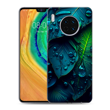 Силиконовый чехол на Huawei Mate 30 с принтом Листья Силиконовый чехол на Huawei Mate 30 с принтом Листья