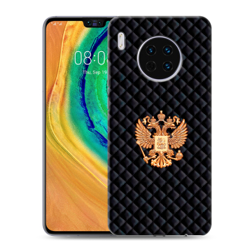 Силиконовый чехол на Huawei Mate 30 с принтом Герб России принт Силиконовый чехол на Huawei Mate 30 с принтом Герб России принт