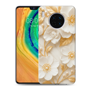 Силиконовый чехол на Huawei Mate 30 с принтом Цветы