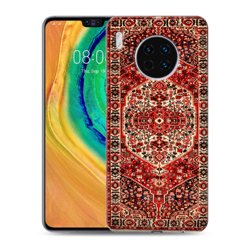 Силиконовый чехол на Huawei Mate 30 с принтом Ковер