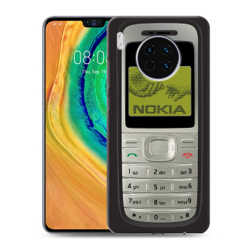Силиконовый чехол на Huawei Mate 30 с принтом Ретро Нокия