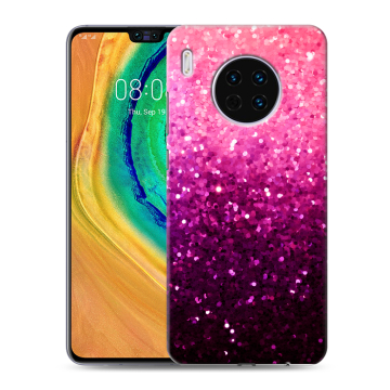 Силиконовый чехол на Huawei Mate 30 с принтом Блестки